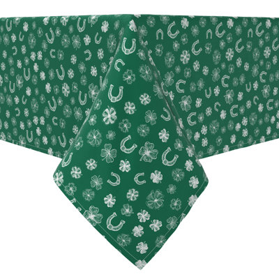 Fosca Rectangular Floral Cotton Twill Tablecloth