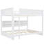 Lit superposé grand sur grand avec armoires de rangement et ports USB,-1252483507