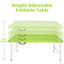 4Ft Portable Folding Table Indoor&Outdoor Maximum Weight 135KG Foldable Table For Camping-1385746610-1385746623
