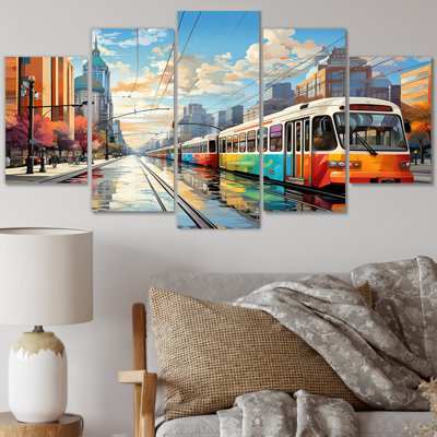 " City Philadelphia Popart I " 5 - Pieces
