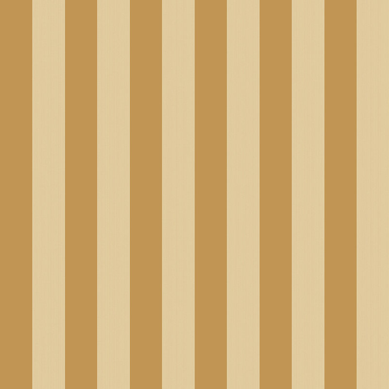 Marquee Regatta Striped Wallpaper Roll, Gold/Sand
