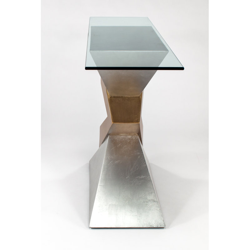 62.5'' W Glass Console Table