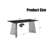 Marble-patterned Slab Dining Table