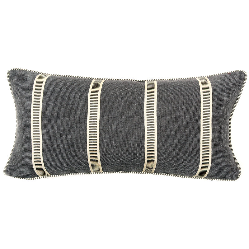 Housse de coussin rectangulaire et insert Ladder Morrison, 12 po x 26 po