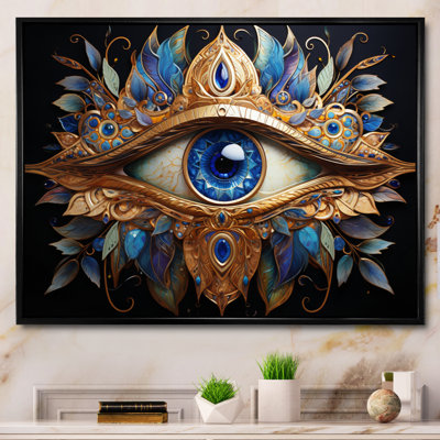 «Kokoro Judaism Hamsa Blessings Eye II», reproduction