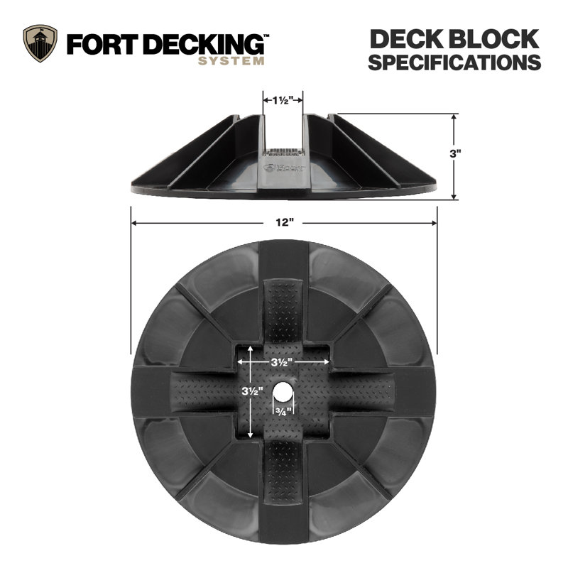 Fort Decking Blocks - 12-pack