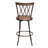 Kondo Swivel Upholstered Counter Stool with Metal Frame-1042680738