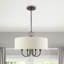 Luminaire suspendu tambour simple à 4 lumières Miala-1517255115