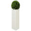 Williston Forge Garden Planter Triangular Corten Steel-183412621-183412622