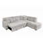 Canapé-lit avec repose-pieds avec rangement, canapé modulaire avec lit escamotable, canapé en forme de L pour appartement, salon