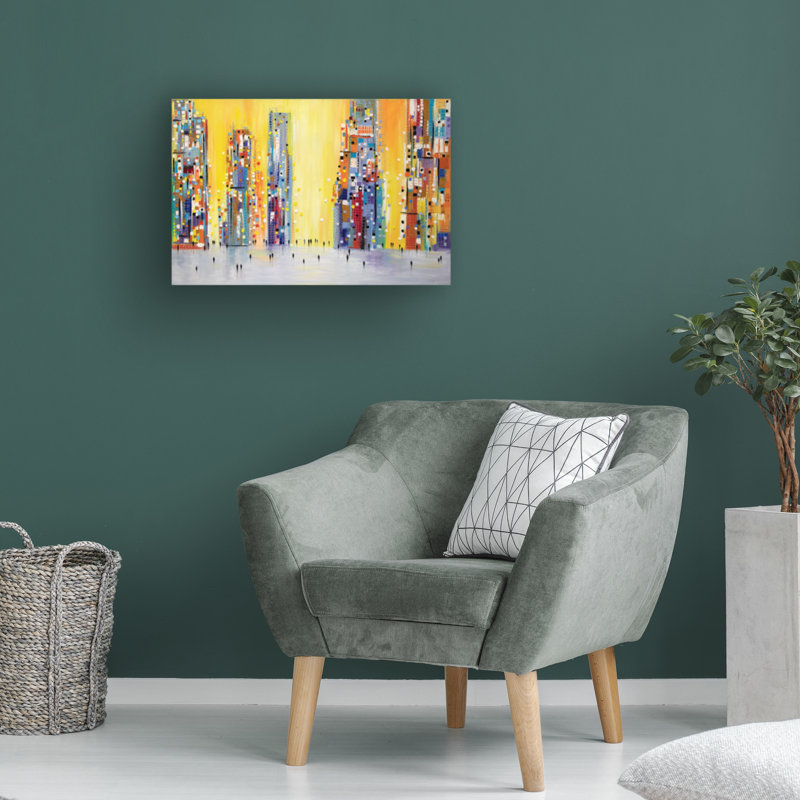 Œuvre sur toile, Ekaterina Ermilkina, H 12 po x l 19 po