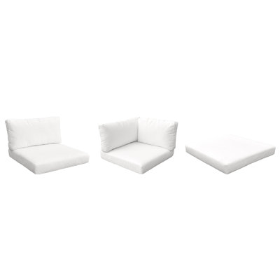 Basden Outdoor 6'' Replacement Cushion Set Cushion Cover