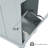 Fluted Kitchen Island With Trash Can Storage Cabinet-684660704