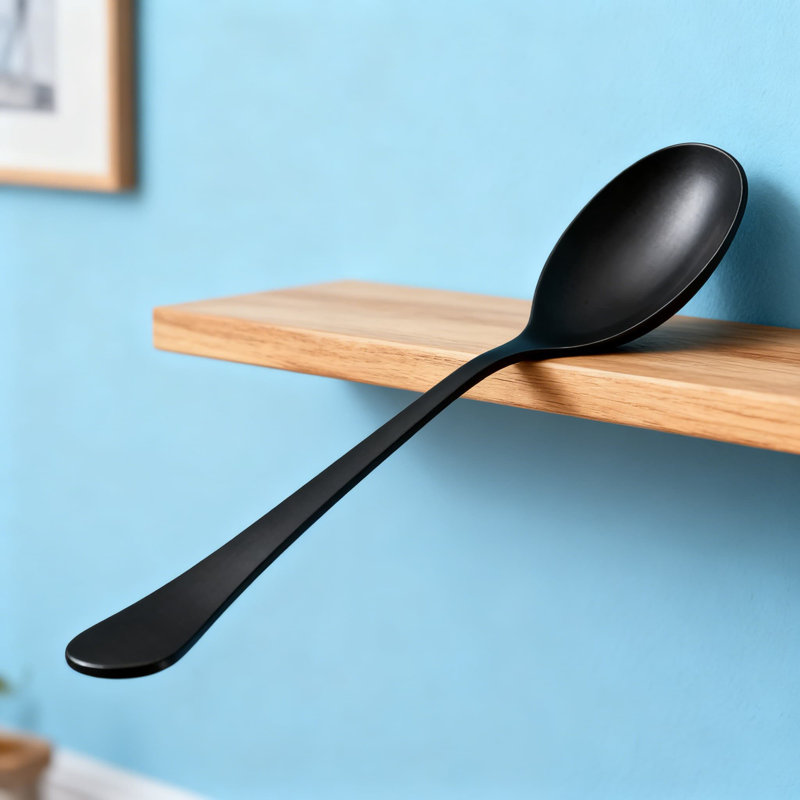 Ensemble de couverts 20 pièces noir mat, service de couverts en acier inoxydable pour 4 personnes avec finition satinée, ensemble de couverts allant au lave-vaisselle pour la maison et le restaurant