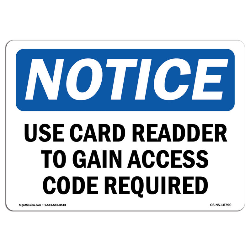 Notice Sign
