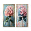 Hortensia en tons de rose et de bleu I - ensemble d'hortensias muraux 2 pièces-1121289361-1121289368-1121289360