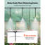 Walk-in Tunnel Greenhouse, 10 x 7 x 7 ft Hoop House Greenhouse Tunnel with Watering System, Plant Hot House with Steel Frame, PE Cover, Roll-Up Zipper Door and 6 Windows for Outdoors, Green-1251073538