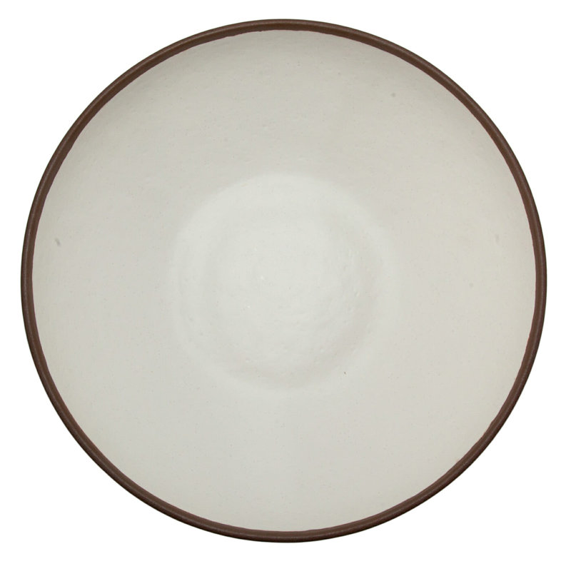 GET Bol de service en plastique, 13.5", Crème