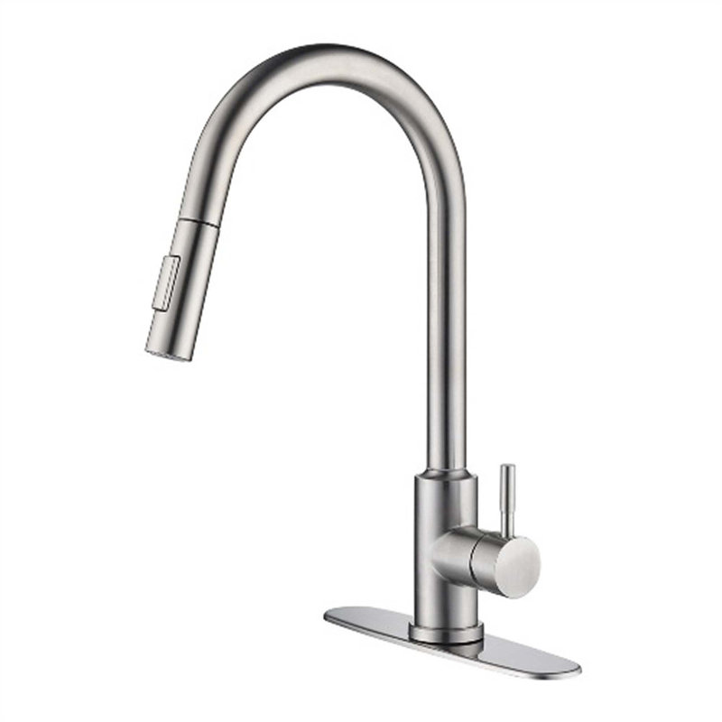 Red Cloud Pull Down Touch Kitchen Faucet, Brushed Nickel