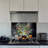 Flavor Explosion Tempered Glass Backsplash - Kitchen Wall Decor-1651478259
