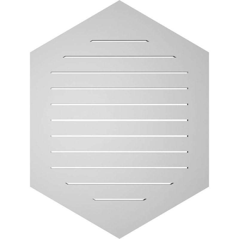 Pente verticale verticale en uréthane Signature 7 pi, H 40 po x l 30 po x P 1 po