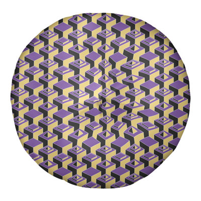 Coussin de sol à motif de gratte-ciels classiques