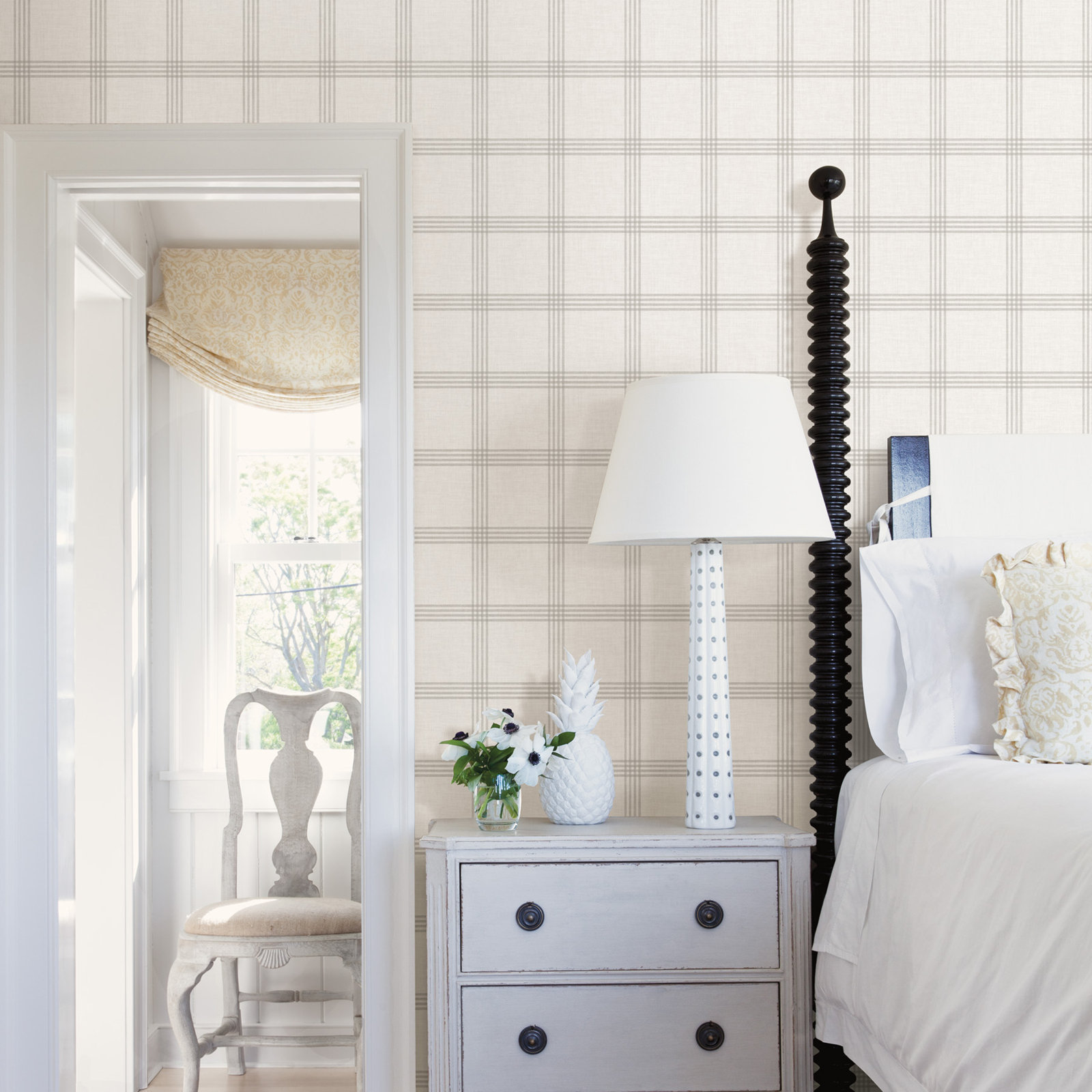 Reavis Plaid Roll, Light Dove