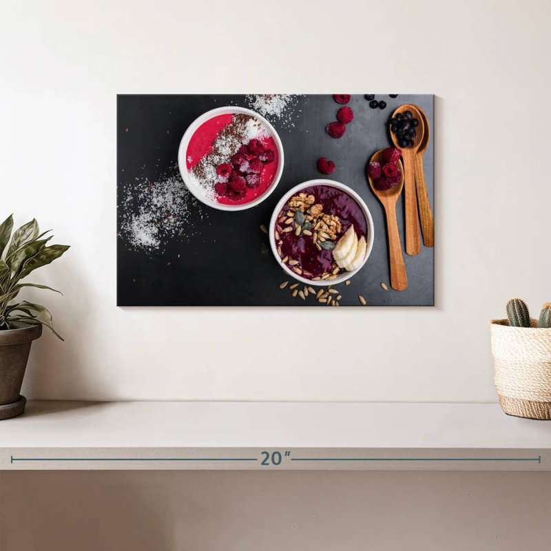 Yarlin Blueberries Smoothie, 8" H x 12" W