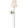 Thomas O'Brien Bryant 27" Cordless Tail Sconce with Linen Shade