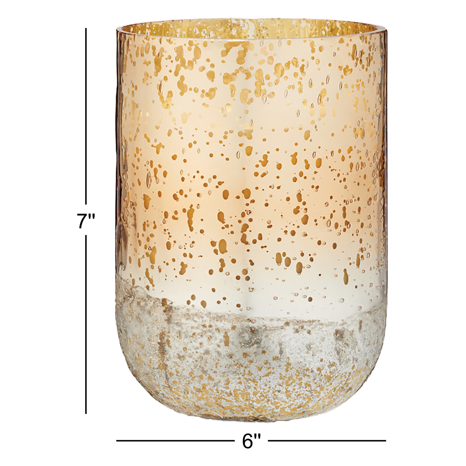 Caz Scented Jar Candle, Large Radiant Glass