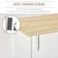 Armoire de rangement, armoire à double porte avec 2 tablettes réglables, pour le salon, la chambre à coucher ou le couloir, blanc