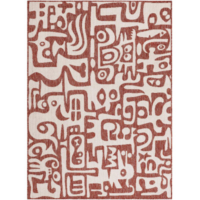 Tapis rouge rouille Aucun