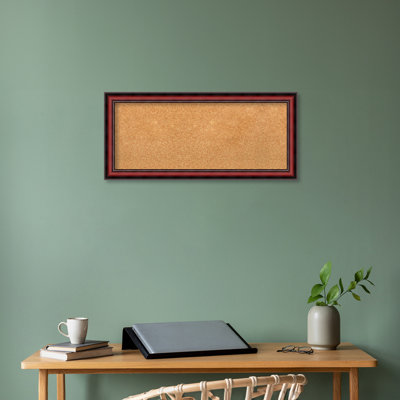 Rubino Wall Cork Small Framed Bulletin Board -  Amanti Art, A14002967301