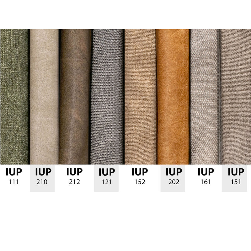 Loft Brown Upholstered 94.5'' Sofa, Loft Brown Beige Polyester