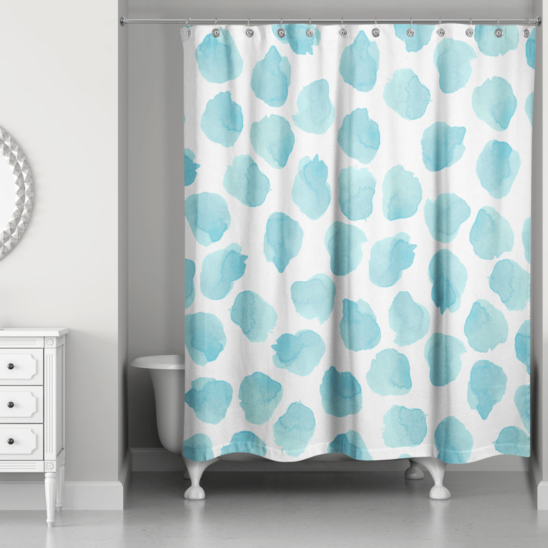 Rideau de douche Alari, Bleu