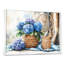 «Boho Blue Hydrangea Bliss I», art mural grand hortensia-1881200058-1881200049-1881200005