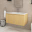 Meuble-lavabo mural 36 po en MDF avec lavabo en résine