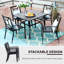 Chaise de patio empilable Dacheng