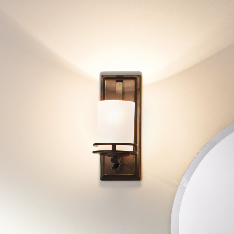 Hendrik Armed Sconce, Olde Bronze