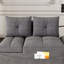 1 canapé-lit pliable polyvalent en 3 longueurs, canapé-lit moderne en velours, canapé-lit, dossier réglable et port USB et support pour téléphone pivotant-307776924