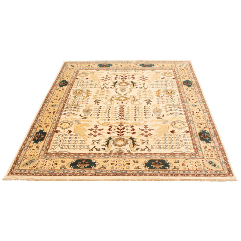Tapis ivoire Chobi Finest 7 pi 9 po x 9 pi 7 po