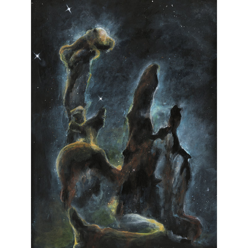 Tarralyn Distant Nebula IV by Michael Willett - Wrapped Canvas Print, 76 cm H x 76 cm W