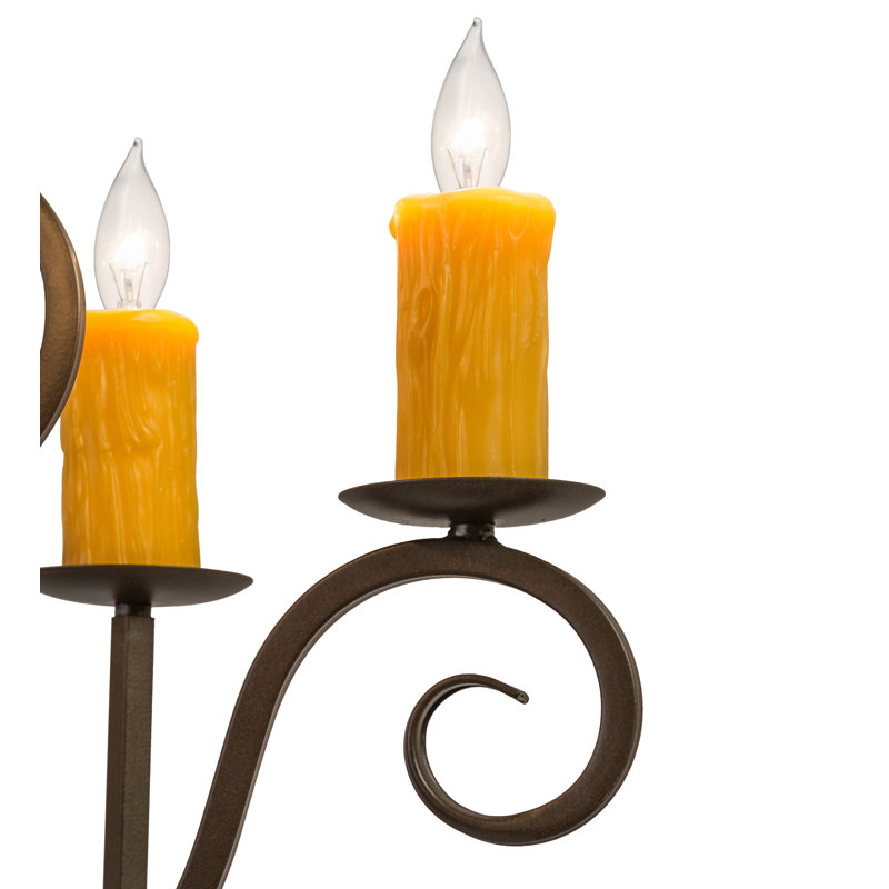 Lustre classique à 8 lumières de style bougie Lowall
