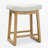 24'' Saddle Seat Counter Height Barstool with Solid Wood Frame-119617587