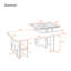 Ensemble de 2 tables basses gigognes Farmhouse-2022352437