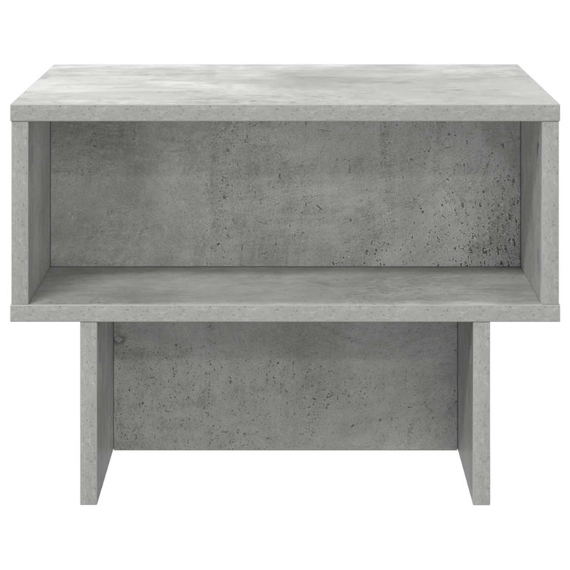 Coffee Table with Storage, Concrete Grey, 35cm. H x 48cm. L x 46cm. W