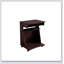 Versatile Utility Cart with Gliding Shelf and Rolling Castor Wheels, Ideal for Kitchen, Microwave, and Computer Use-1748871511