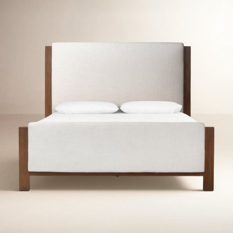 WILLEM Upholstered Bed, Queen, Omari Natural