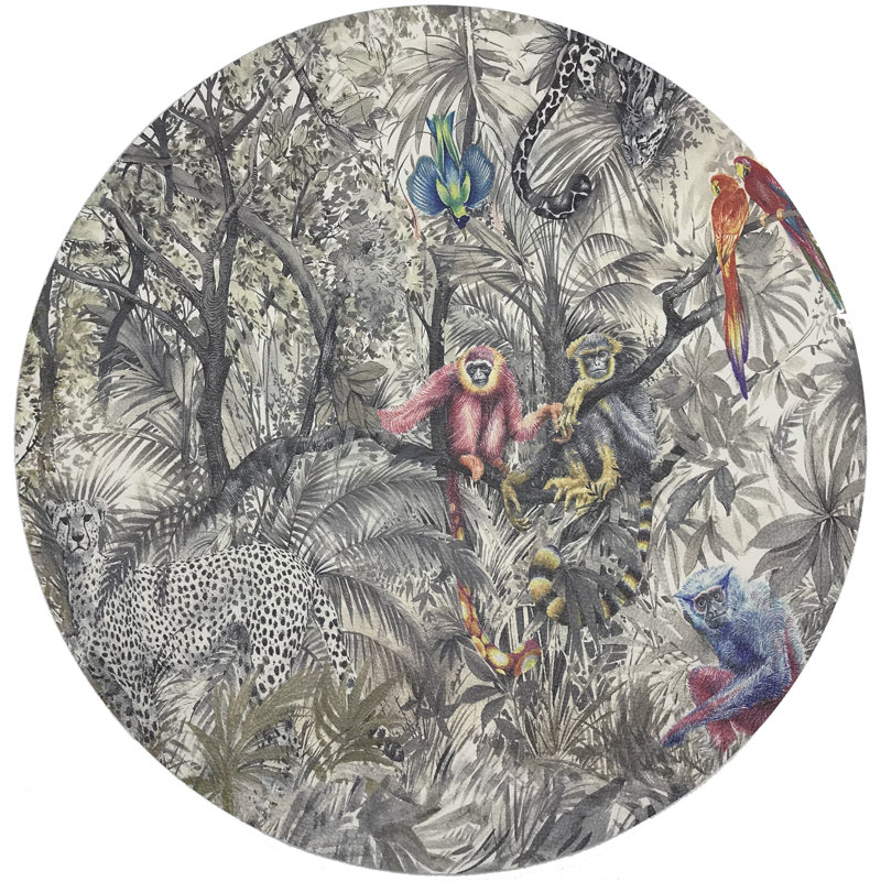 Arcadia Chettah Scene Pebble 16" Vinyl Placemat