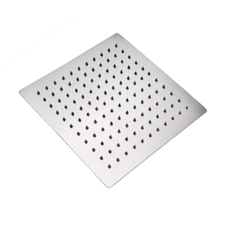 1-Spray Patterns With 2.5 GPM 10 In. Wall Mount Round Design-Pressure Boosting Fixed Shower Head